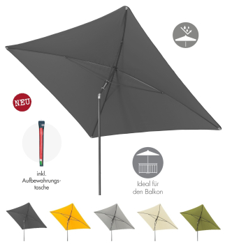 Doppler Balkonschirm SUNLINE NEO WATERPROOF 230x190 mit Tragetasche